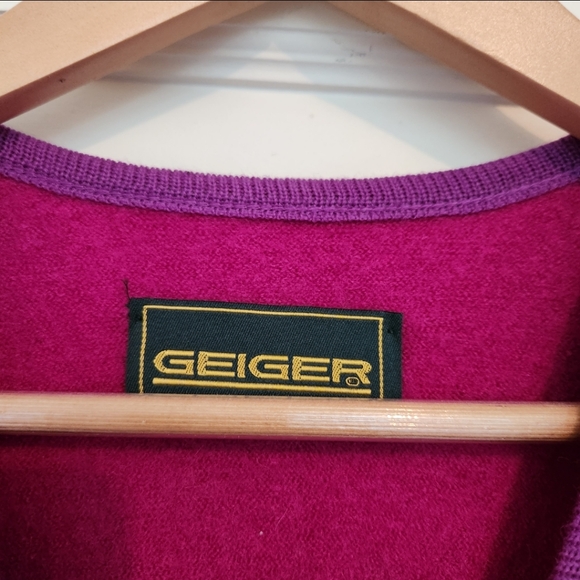 100% Wool Jacket By Geiger Women's Size Large - Picture 5 of 12